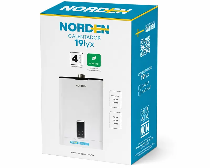 Empaque de calentador Norden 19LYX